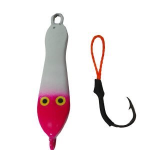 Jig Ghost Branco Cabeça Pink