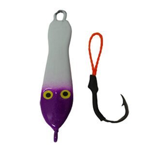 Jig Ghost Branco Cabeça Roxo