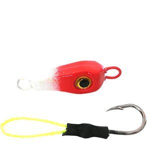 Jig Gotcha Branco Cabeça Vermelha