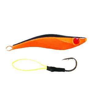 Jig Shrimp Laranja Dorso Preto