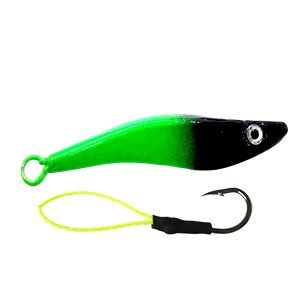 Jig Shrimp Verde Cabeça Preta