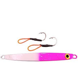 Jig Slim Branco Rosa Pink Luminoso