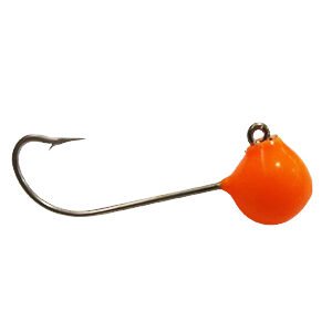 Jig Head Bola Laranja Luminoso