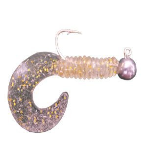 Shad Grub Chá Gliter Dourado