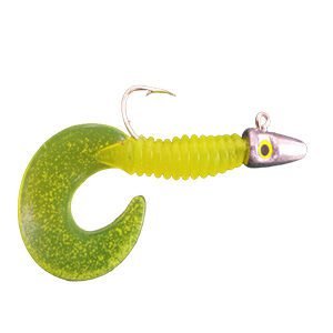 Shad Grub Cobra Limão Luminoso