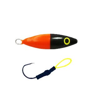 Micro Jig Slow Laranja Cabeça Preta