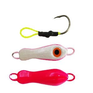 Micro Jig Ciclope Branco Fundo Pink