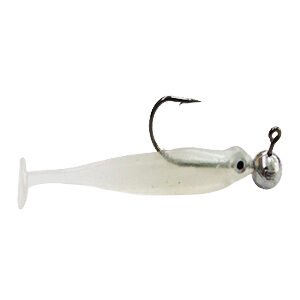 Shad Manjuba 7 cm Branco Pérola