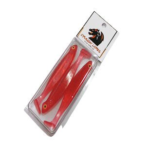 Shad Manjuba 7 cm Vermelho Blister
