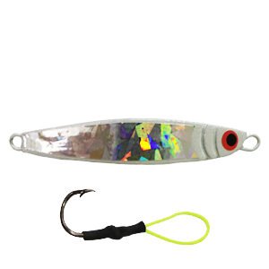 Jig Sardinha Branco Holográfica