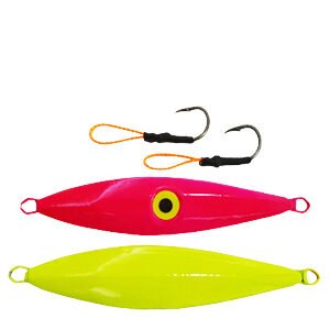 Jig Slow Fall Pink Fundo Limão