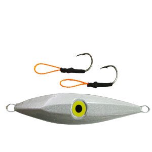 Jig Slow Fall Prata Metálico