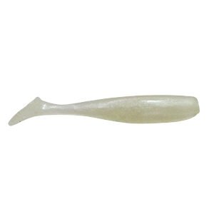 Shad Tail 7 cm Branco Perolizado