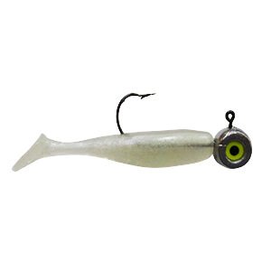 Shad Tail 7 cm Branco Pérola Jig
