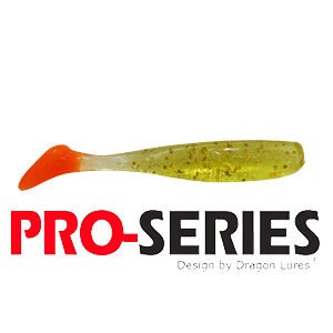 Shad Tail 7 cm Chá Gliter Laranja