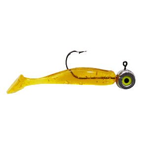 Shad Tail 7 cm Laranja Gliter Jig