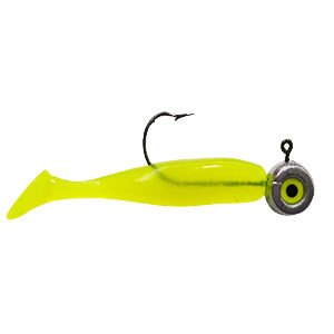 Shad Tail 7 cm Limão Luminoso Jig
