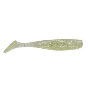 Shad Tail 7 cm Prata Gliter