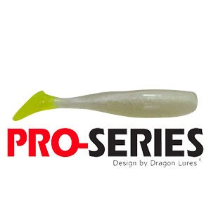 Shad Tail 7 cm Branco Pérola Limão