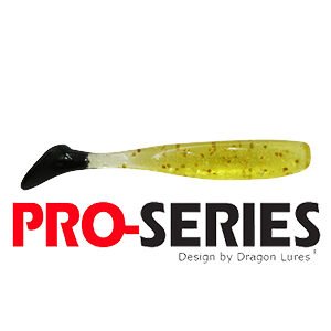 Shad Tail 7 cm Chá Gliter Preto