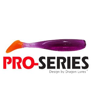 Shad Tail 7 cm Roxo Laranja