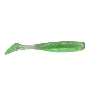 Shad Tail 7 cm Verde Gliter