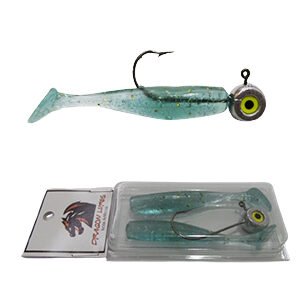 Kit Shad Tail 7.5 cm Azul Gliter