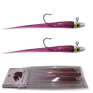 Kit Shad Snake Roxo Translúcido