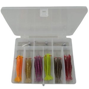 Kit Camarão 8 cm 24 peças + Estojo