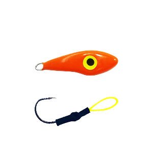 Micro Jig Torpedo Laranja Luminoso