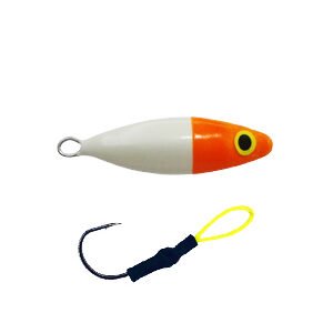 Micro Jig Slow Branco Laranja