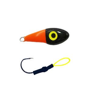 Micro Jig Torpedo Laranja Preto