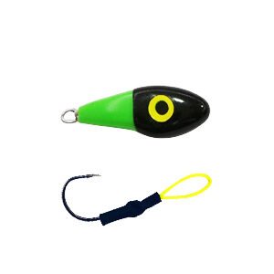 Micro Jig Torpedo Verde Preto